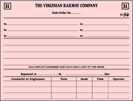 Form 31 order