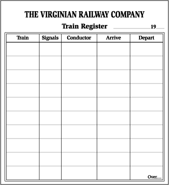 Train Register